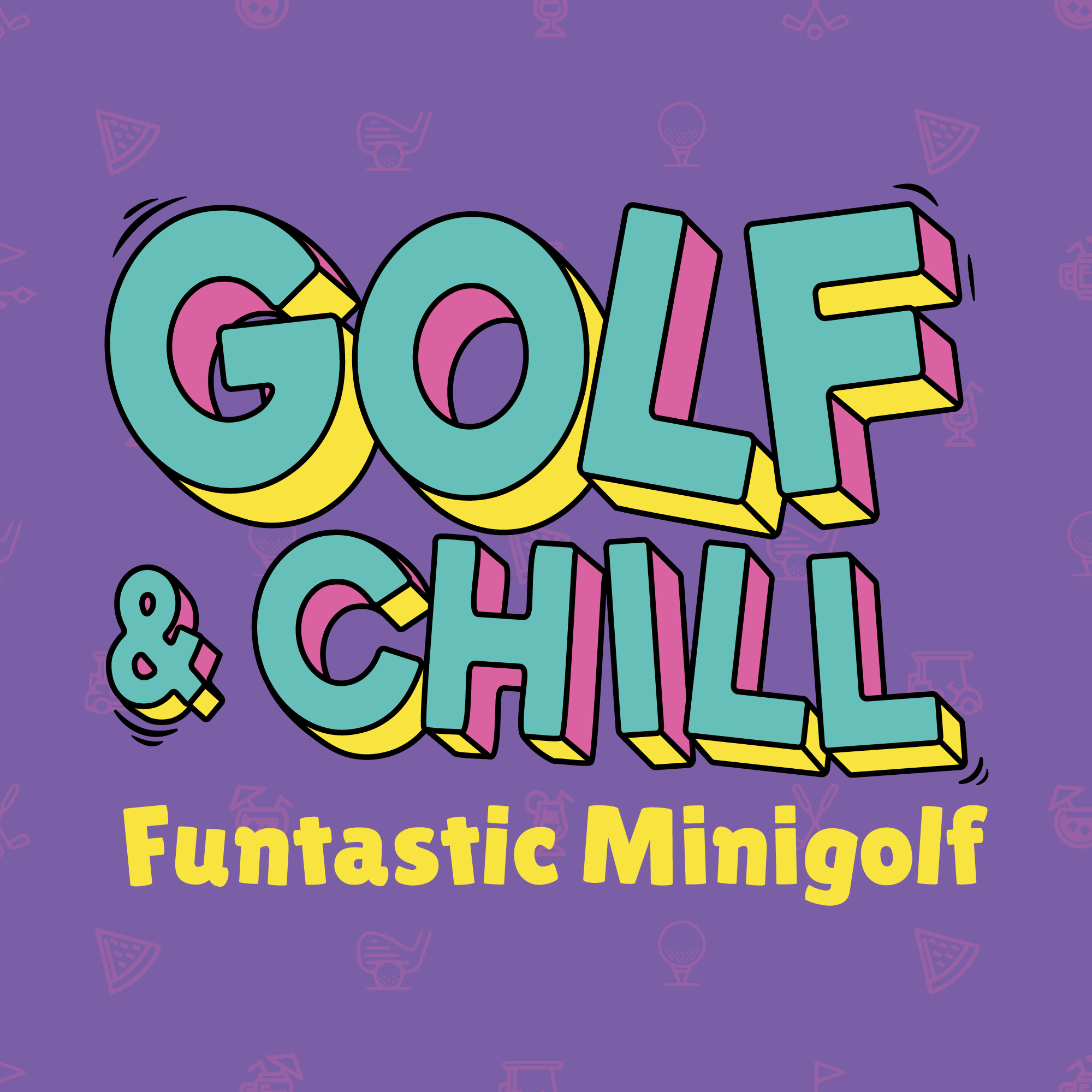 Création de Logo, Lille, Graphiste Lille, Logo Golf & Chill